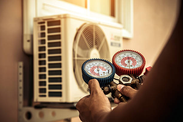 Professional Hvac technician working in Evergreen, MT